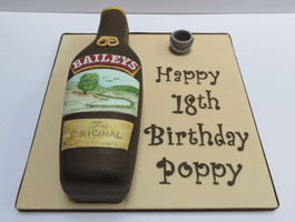Baileys 18th cake